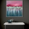 Above walls room set 3 Above Walls Coastal Mixed Media Seascape Artwork on Deep Canvas